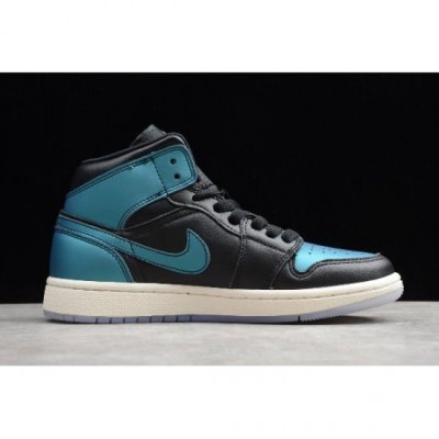 Nike Air Jordan 1 Mid Metal Turkuaz Basketbol Ayakkabısı Türkiye - NX04LZZ3